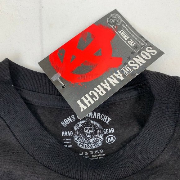 New Sons Of Anarchy Road Gear Official T-Shirt TV Show Motorcycle Size Medium - Picture 4 of 4